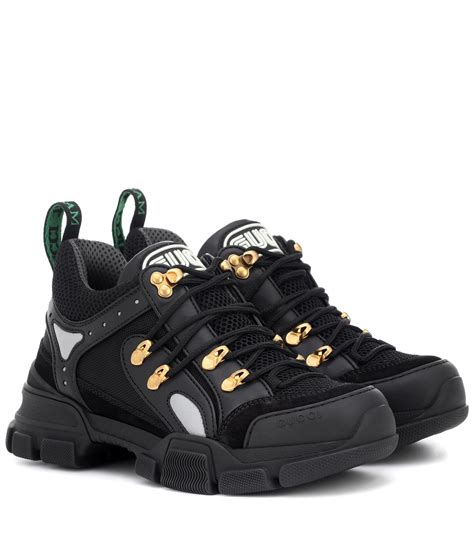 gucci shoes flashtrek black|Gucci flashtrek sneakers men.